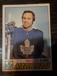 1977-78 O-Pee-Chee Hockey Ron Ellis Card #311