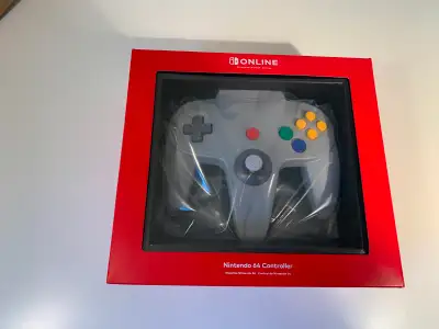 For sale is a Nintendo Switch Online N64 controller brand new in box. This controller can be used on...