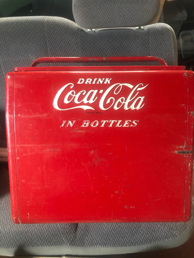 Vintage Coca Cola Coke Soda Bottle Cooler