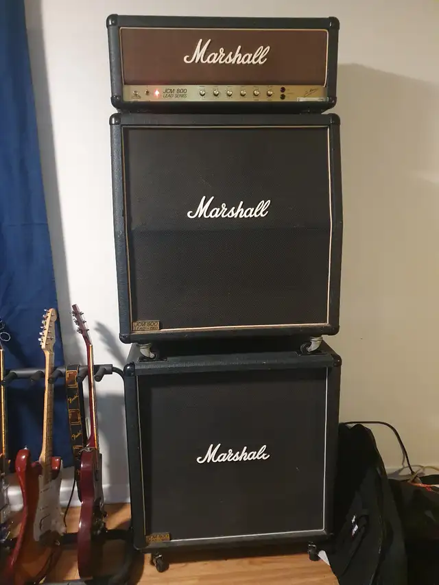 Vintage 1981-82 Marshall JCM 800 2203 100w full stack. in Amps & Pedals in Kingston - Image 2