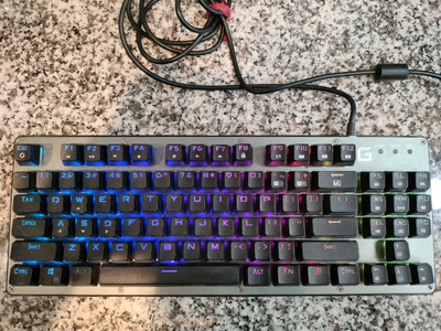 Selling my used Logitech? (I think?) RGB Gaming Keyboard, with Blue Mechanical switches. I used it f...