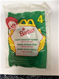 Vintage 1996 Barbie Doll McDonalds Happy Meal Toy. Sealed.