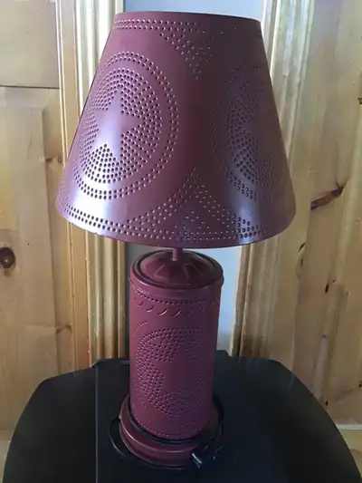 Primitive Punched Tin Lamps… , View more