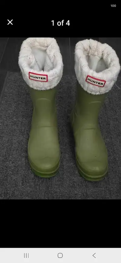 Size 7 boots with warm socks