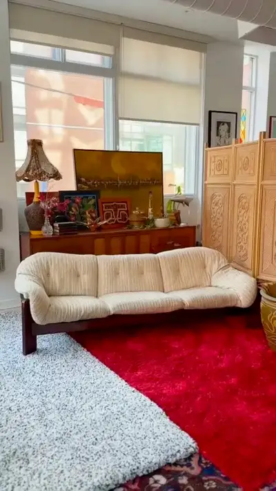 70s Vintage Rosewood Sofa from Art Shoppe | Percival Lafer Style, View more