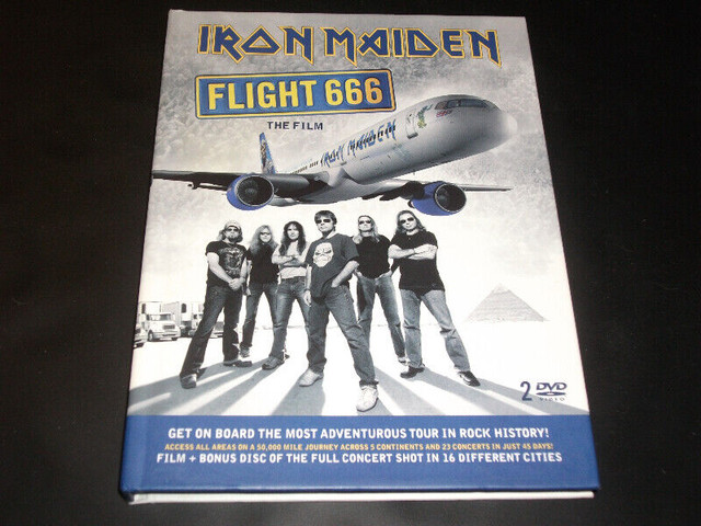 Iron Maiden - Flight 666 (2009)   2XDVD dans CD, DVD et Blu-ray  à Ville de Montréal