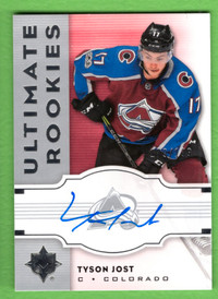 2017-18 Ultimate '07-08 Retro Rookie Autographs TYSON JOST /199