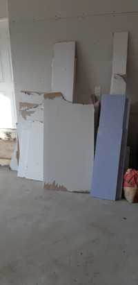 Drywall. Pieces of different sizes. $2 per piece.