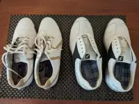 2 pair FJ Ladies golf shoes 6 1/2 size