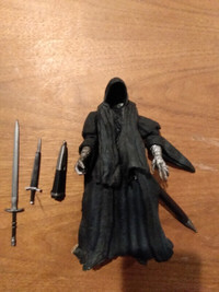 Ring Wraith Lord of the Rings 7 inch Figure complete loose 2001