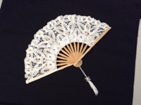 Elegant Lace Fan with Tassel Brand New.
