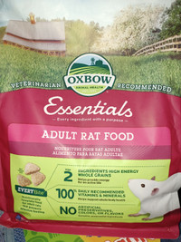 OXBOW Essentials Adult Rat FoodNew, unopened, Expiry: MAY 22/23
