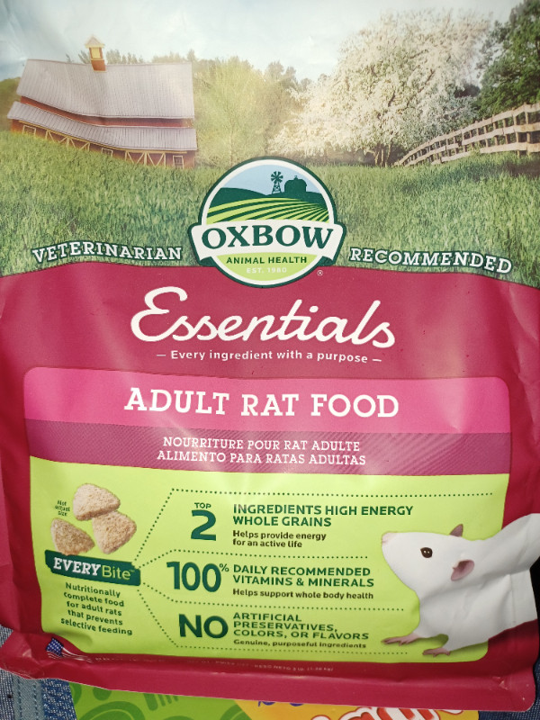 OXBOW Essentials Adult Rat FoodNew, unopened, Expiry: MAY 22/23 in Accessories in Oshawa / Durham Region
