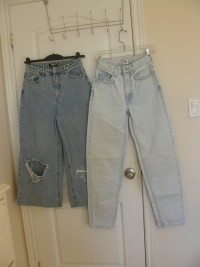 High waist jeans, pants 2-4-6-8