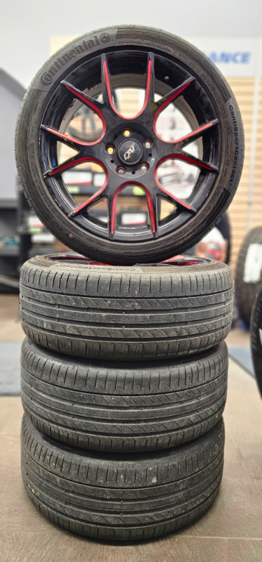 18" Wheel and tire package for sale in Tires & Rims in Edmonton