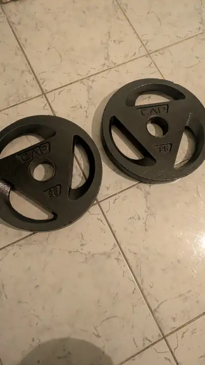 CAP 25 lb Olympic Plates – Pair (50 lbs Total), View more