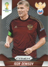 Igor Denisov 2014 Panini Prizm FIFA World Cup Soccer #166 Russia