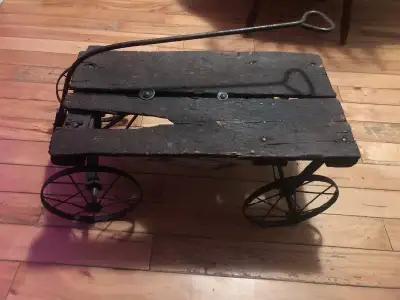 1920 early child’s wagon, View more