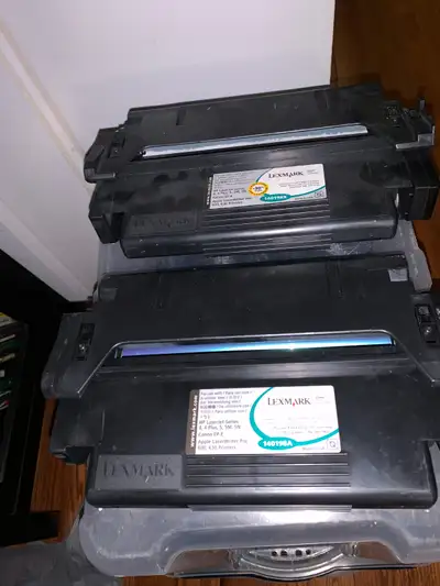 2  Lexmark Laser Toner Cartridges older model laser printers, View more
