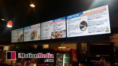 We provide the full solution for setting up your digital menu boards and POS system We design, provi...