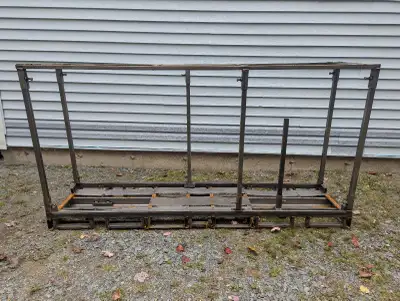 Motorcycle Shipping Crate. 21¼" W x 88½" L x 46½" H Bike that came in it has a 60" wheelbase. Pick u...