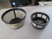 pair of reuseable coffee filters.