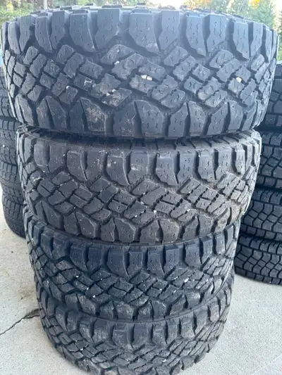 Set of 4 Duratracs 265/75 r16 One small patch, but lots of life left in them.