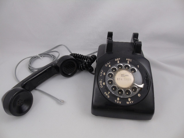 Vintage Rotary Dial Telephone Works date 1960 in Home Phones & Answering Machines in City of Halifax - Image 2