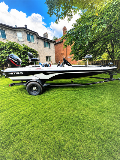excellent bass boat nitro nx750 , 90hp mercury engine in excellent condition, no any issues, 70lb mi...