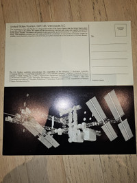 20 x International Space Station Postcards from Expo 1986