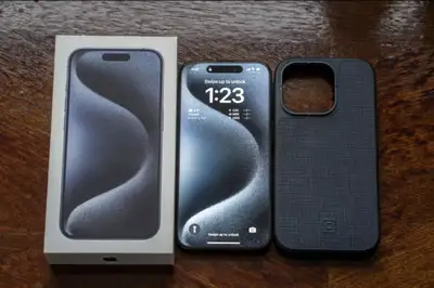 1. Unlocked iPhone 15 Pro - you are more welcome to test it check everything before you your satisfi...