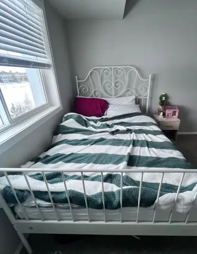 IKEA Double bed & mattress, View more