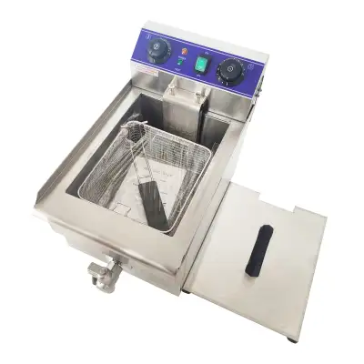 Item number: 181638 - Electric countertop fryers are the convenient, affordable, and compact solutio...