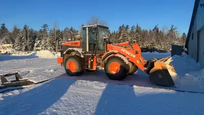 Hitqchi wheel loader 3.25yqrd bucket quick connect auto greaser 6220hrs no dpf or burners has a 8.3...