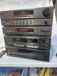 Sony HST-231 AM/FM component stereo system with Sony CD changer