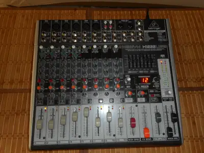 BEHRINGER Xenyx X1222USB Mixer with USB and Effects, Effects Fro, View more