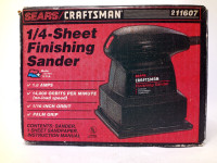 Sears Craftsman 1/4 -sheet Finishing Sander Corded Electric