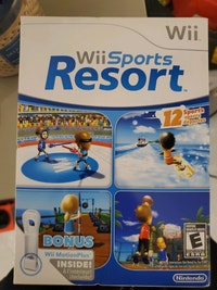 Wii  resort sport en boîte et complete manette includes 