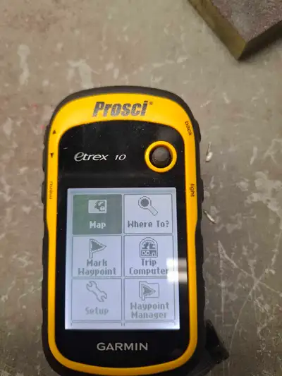 Garmin eTrex 10 handheld GPS receiver., View more