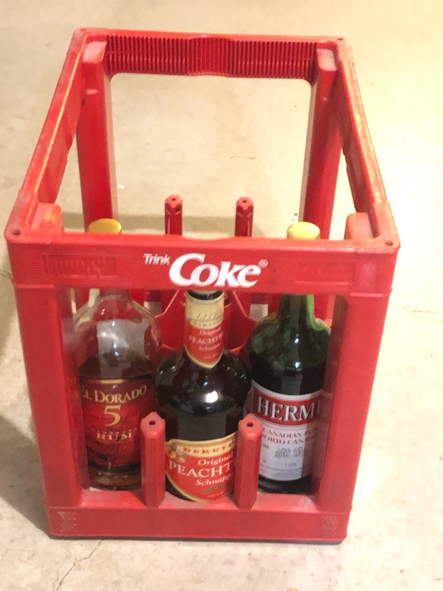 Sturdy plastic bottle crates for storage or transport in Storage & Organization in Barrie