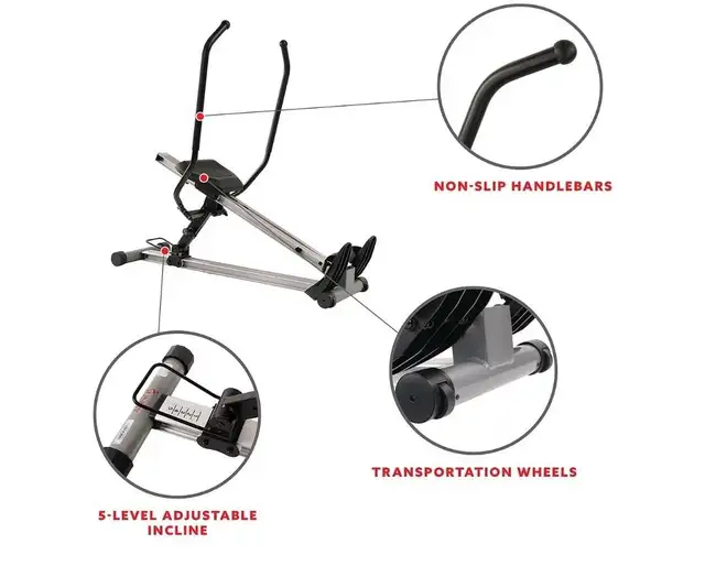 Sunny Health & Fitness Rowing Machine - Never Used in Exercise Equipment in Ottawa - Image 5