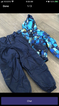 Boys fall suit size 6