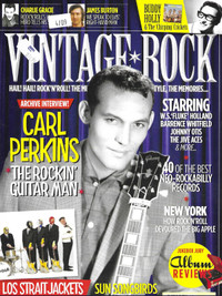 VINTAGE ROCK Magazine - March/April 2015 Issue #16 CARL PERKINS
