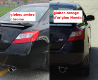 Globes clignotants 992 ambre/chrome (Honda Civic 2006-2011)