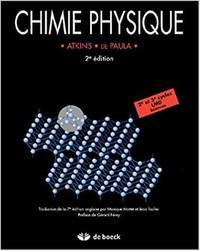 Chimie physique, 2e édition par Peter W Atkins et Julio de Paula