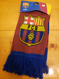 FCB Barcelona Soccer Football Scarf 