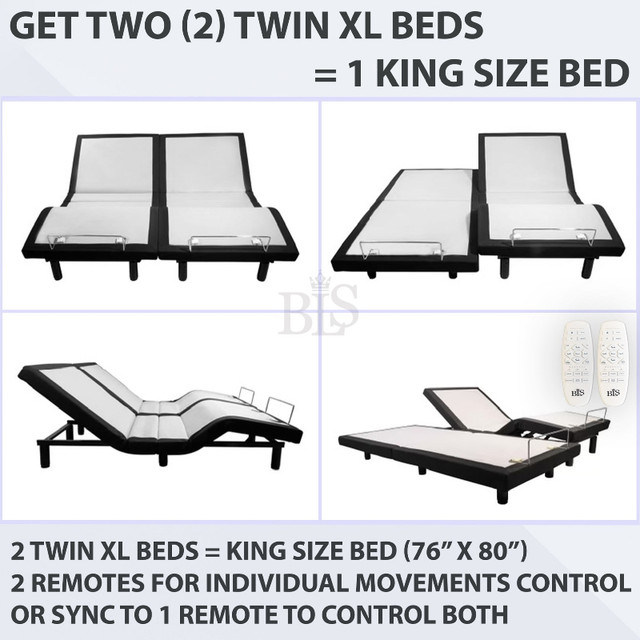 High quality Massage Adjustable Bed Base with whole sale price in Beds & Mattresses in Edmonton - Image 2