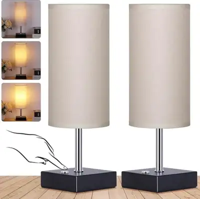Brand New in Box Cordless Table Lamp, Set of 2, View more