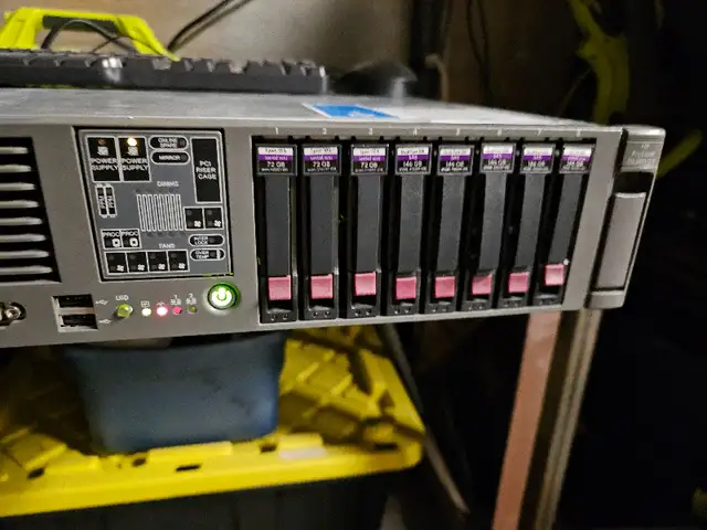 HP ProLiant DL380 G5 - Rackmount Server (Windows Server 2016) in Servers in Calgary - Image 3