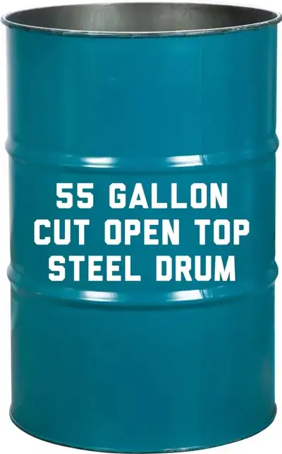 Food grade metal drums Food ingredients so safe for bbq smokers fire pits burn barrels woodstoves an...